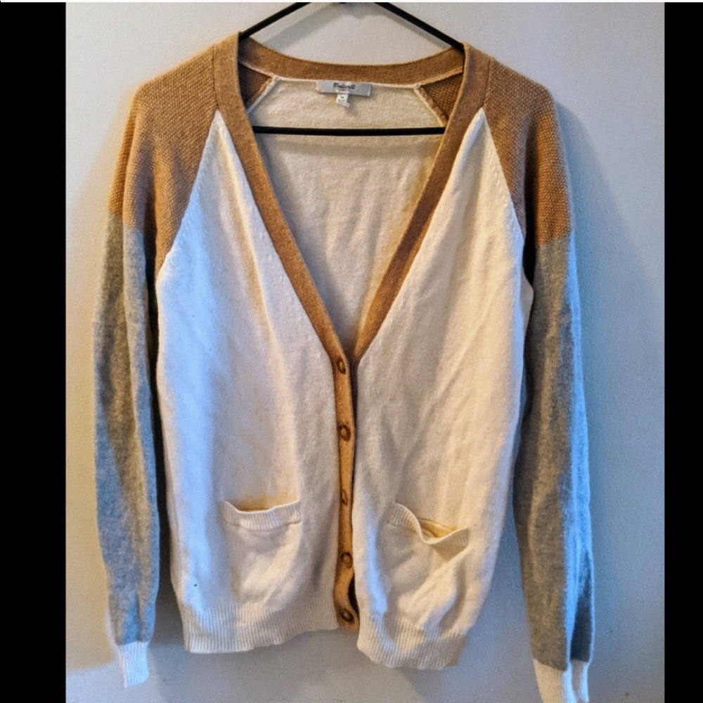 Madewell Cardigan - 100% Merino Wool - Medium